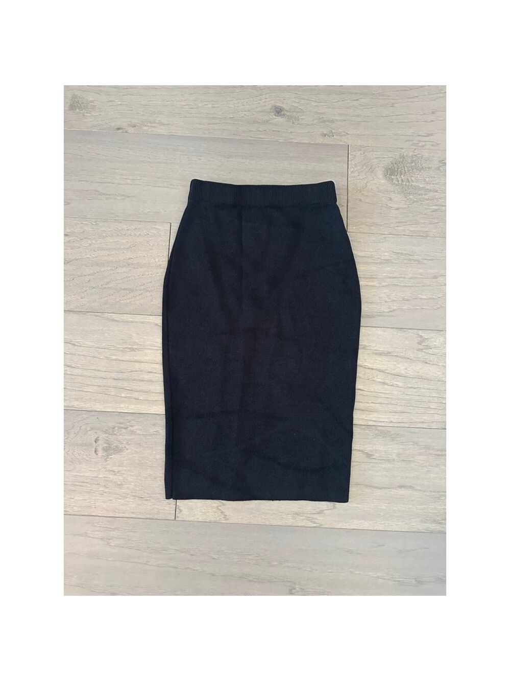 Rachel Roy Black Knit Pencil Skirt XS
